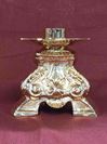 K851 Altar Candlestick - Brass with Gold Plate