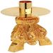 K851 Altar Candlestick - Brass with Gold Plate