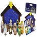 Kiddie Nativity Set with Buildable Pieces, Made in Italy
