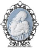 Kissing The Face Of Christ Cameo Desk Stand