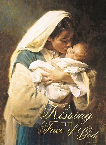 Kissing the Face of God Christmas Cards, Box of 18