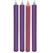 Battery Operated Advent Taper Candle Set