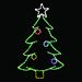 LED Lighted Christmas Tree Yard Stake - 115375