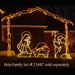 LED Lighted Nativity Stable - 23486