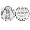 Lady Of Loretto Silver Toned Pocket Token For Safe Travels