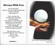 Volleyball Laminated Prayer Card