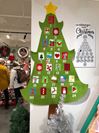 Large Felt Advent Calendar, Christmas Tree Shape TAKE 20% OFF WHEN ADDED TO CART