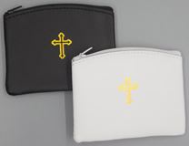 Large Leather Rosary Pouch