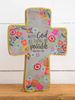 With God All Things Are Possible Wood Cross