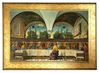 Last Supper Gold Leaf Wall Hanging from Italy