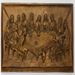 Last Supper Resin Wood Look Wall Hanging 12" X 7" from Italy