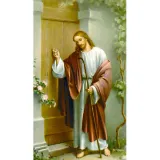 Learning Christ at Door Paper Prayer Card, Pack of 100