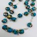 Light Blue Cloisonne 8mm Bead Italian Rosary - 122343