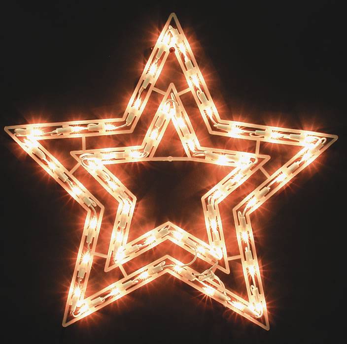 Lighted Nativity Star