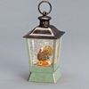 Turkey 8.75" tall LED Lighted Swirling Glitter Lantern *WHILE SUPPLIES LAST*