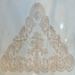 Lily Beige Lace Chapel Veil from Spain - 126484