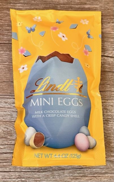 Lindt Solid Milk Chocolate Mini Eggs In Crispy Candy Shell Pouch