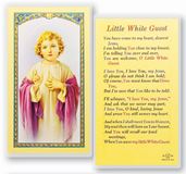 Little White Guest Christ Child Holy Card