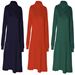 Long Sleeve Jersey Knit Dresses - PT7637