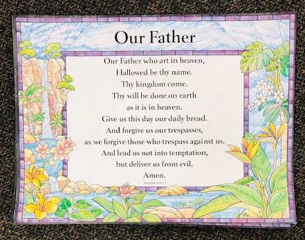 Lord's Prayer Laminated Poster