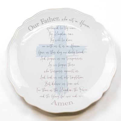 Lord's Prayer 11.5" Round Platter