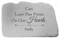 Loss of Cat Personalized Memorial Garden Stone