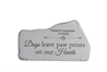 Loss of Dog Personalized Memorial Garden Stone *SPECIAL ORDER NO RETURN*