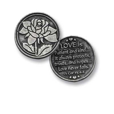 Love Is... Pewter Pocket Coin