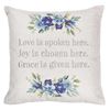 Love Joy Grace Square Pillow