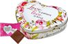 Love is Patient, Love is Kind Heart Tin with Milk Chocolate, 9 Pieces