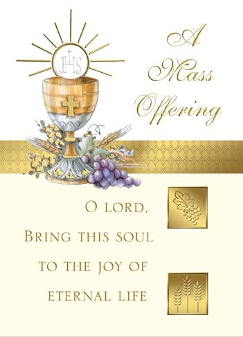 A Mass Offering Mass Card Box of 100