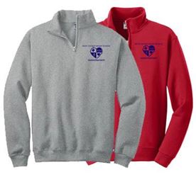 MSHS Quarter-Zip Sweatshirt, Screen Printed Logo