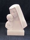 5.5" Madonna and Child Alabaster Statue from Italy