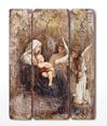 Madonna & Child with Angels 26" Wall Plaque