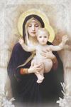 Madonna Of The Lilies 6" x 9" Wall or Desk Plaque