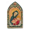 Madonna and Child Handmade Wall Plaque 5 1/2 in x 8 7/8 in
