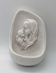 Madonna and Child Holy Water Font from Italy