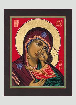'Madonna and Child' Traditional Icon Style Boxed Christmas Cards