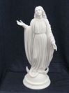 14" Madonna by Murillo Alabaster Statue from Italy
