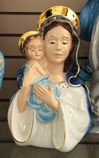 Madonna with Child Ceramic Statue from Italy