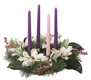Magnolia Christmas Table Advent Wreath Candle Holder