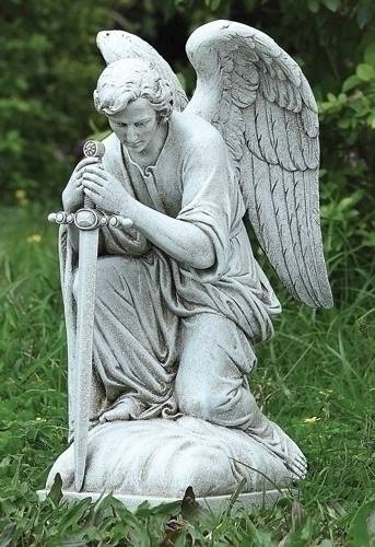 Male Angel Kneeling Statue *AVAILABLE 11/1; ADVANCE ORDERS ACCEPTED NOW*