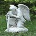 Male Angel Kneeling Statue - 101214