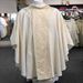 Manantial Sorgente White Chasuble with Unattached Banding