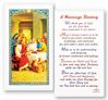 Marriage Blessing Laminated Prayer Card