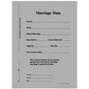 Marriage Data Form and Envelopes, Pack of 50