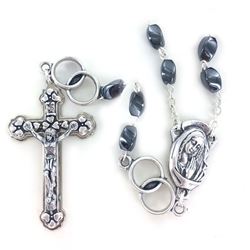 Marriage Rosary with 4.5mm Hematite Beads