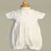 Mason Christening Cotton Romper with Detachable Gown - PT10871