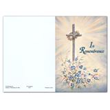 "In Remembrance" Church Sympathy/Deceased Mass Card Oil Painting, Box of 50