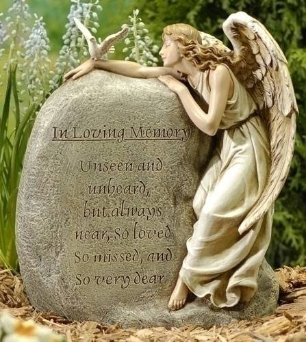 Memorial Angel Garden Stone